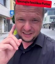 Šnídl vs. fanúšici V. PutinaT.me/slovenskymedved…