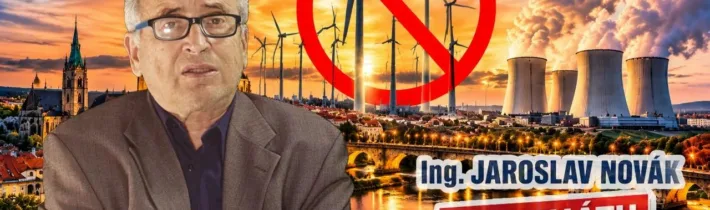 Jaroslav Novák do Senátu za Plzeň-město: Stop větrníkům, dostavme Temelín!