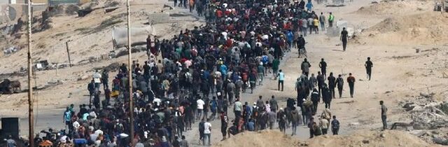 V ruinách polostrova Gaza minister obrany Izraela, Izrael Katz, minulý týždeň op…