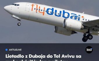 Druhý pilot  lietadla Boeing 737 spoločnosti FlyDubai, ktoré letelo z Dubaja do …