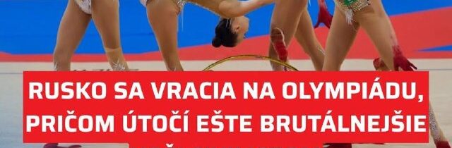 Pofidérna mimovládka Mier Ukrajine nesúhlasí s ruskými športovcami na olympiáde….
