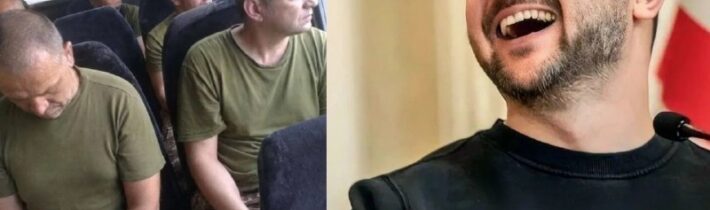 Zúfalé pohľady, beznádej a slzy: Ukrajinskí muži sú v putách transportovaní, ab…
